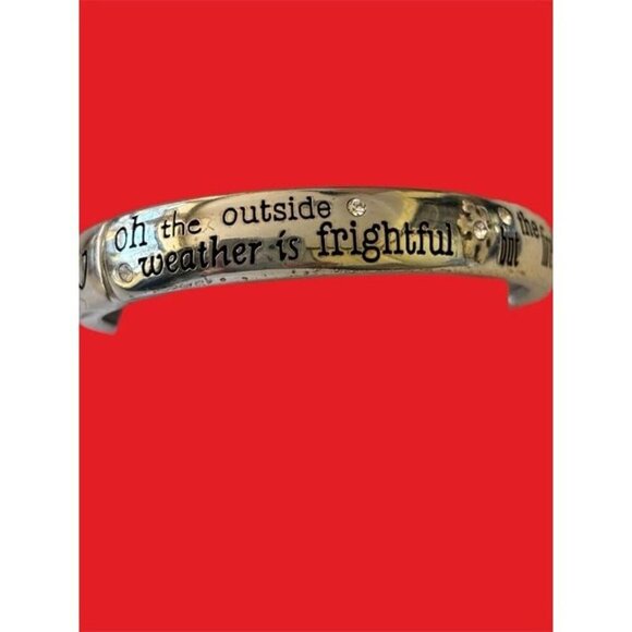 Brighton silver plated B jolly snowman frosty pendant necklace and Cuff Bracelet - Picture 8 of 12